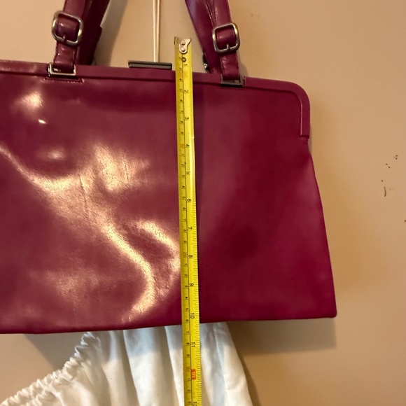Prada Magenta Double Frame Tote Bag - Picture 10 of 13